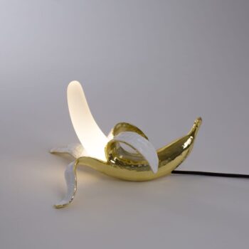 gold banana lamp